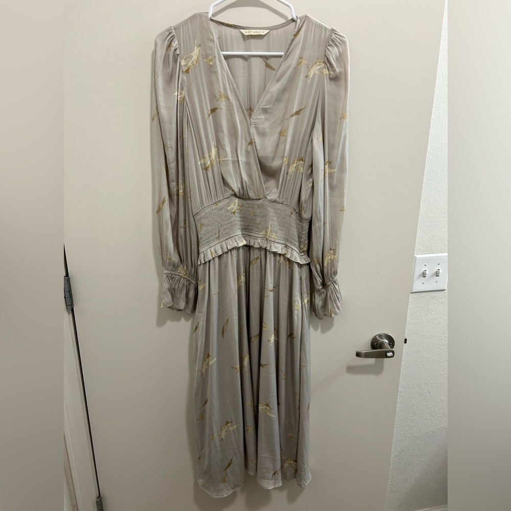 Downeast Gray Maxi Dress